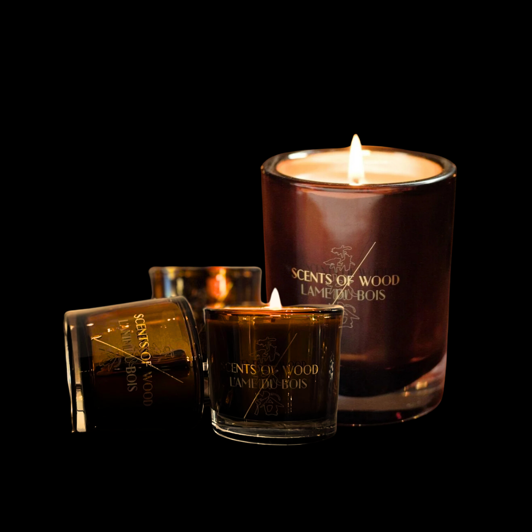 Oud in Oak Candle Bundle