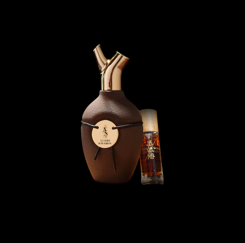 Leather in Bourbon + 10ml Travel Spray